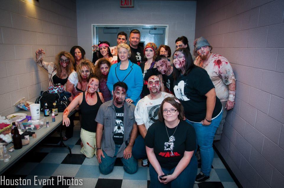 Zombie_Walk_Mayor_Parker Mayor Parker and Zombie Walk